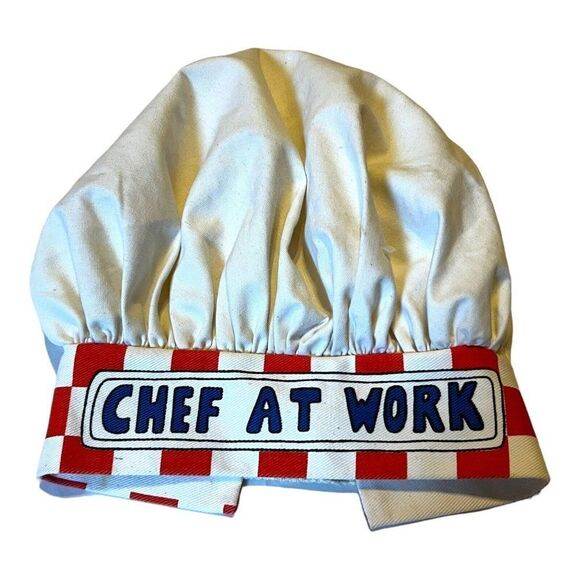 Barney Salzburg Chef At Work Work Chef Uniform Costume Cook Vintage Retro Pizza - Picture 1 of 6